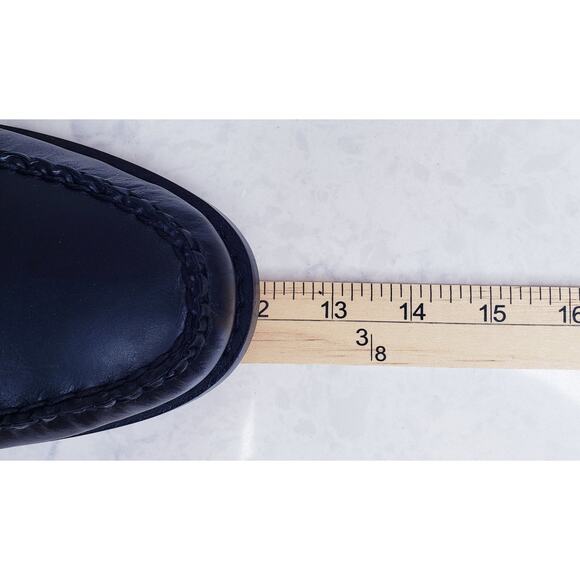 NWOB Brooks Brothers Men's Size 11.5 D Black Leather Tassel Kiltie Loafers - Picture 11 of 15